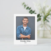 Carte postale de photo d'acteur (Debout devant)