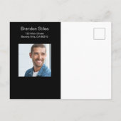 Carte postale de photo d'acteur (Dos)