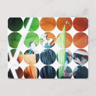 Carte postale de photo de cercle