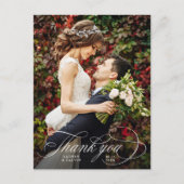 Carte postale de photo de mariage en calligraphie  (Devant)