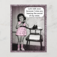De photo d'entretien humour vintage de fille de