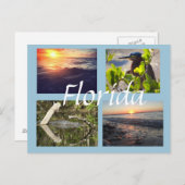 Carte postale de photographie de la Floride (Devant / Derrière)