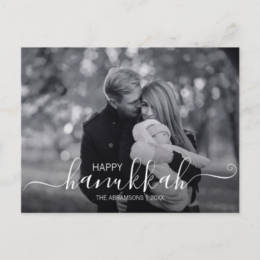 Carte postale de photos de vacances Happy Hanoukka (Devant)