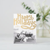 Carte postale de photos Happy Holidays (Debout devant)
