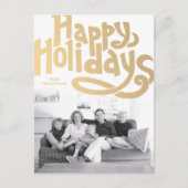 Carte postale de photos Happy Holidays (Devant)