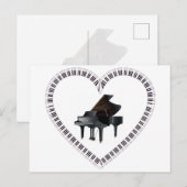 Carte postale de piano (Devant / Derrière)