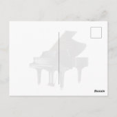 Carte postale de piano (Dos)