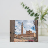Carte postale de Piazza del Campo, Sienne, Toscane (Debout devant)