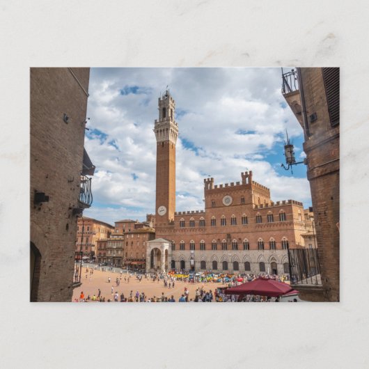 Carte postale de Piazza del Campo, Sienne, Toscane (Devant)