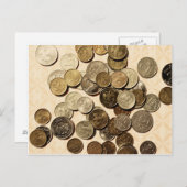 Carte postale de pièces russes (Devant / Derrière)