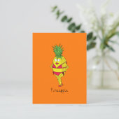 Carte postale de pin-up au ananas Fineapple (Debout devant)