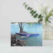 carte postale de pirogues (Debout devant)