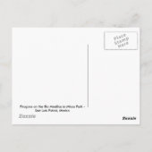 carte postale de pirogues (Dos)