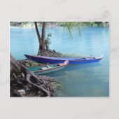 carte postale de pirogues (Devant)