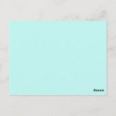 carte postale de pistons de moteur de voiture (Dos)