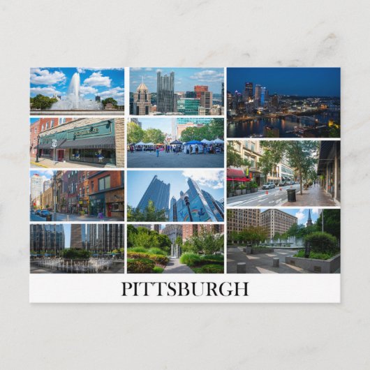 Carte postale de Pittsburgh (Devant)