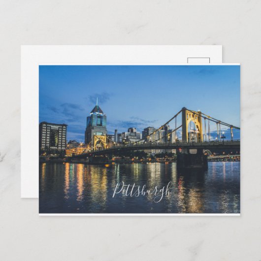 Carte postale de Pittsburgh (Devant / Derrière)