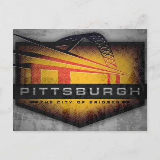 Carte postale de Pittsburgh Fort Pitt Bridge (Devant)