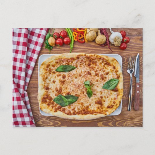 Carte postale de pizza (Devant)