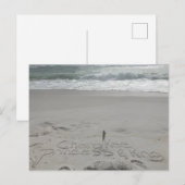 Carte postale de plage (Devant / Derrière)