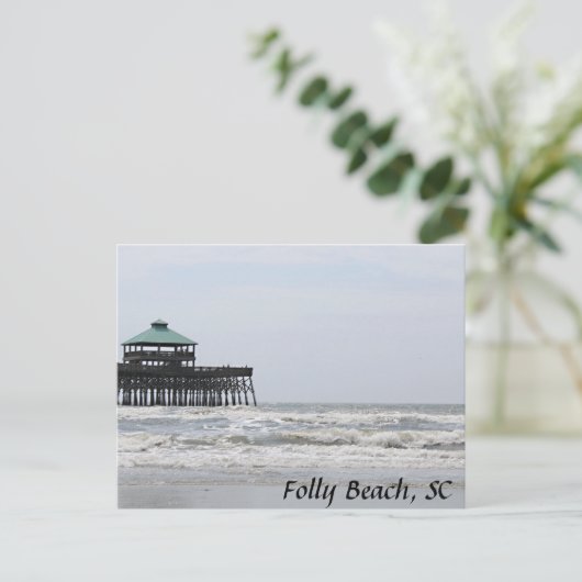 Carte postale de plage (Debout devant)