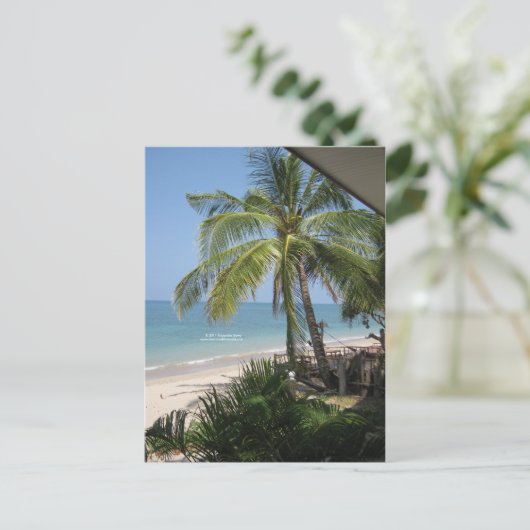 Carte postale de plage (Debout devant)