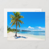 Carte postale de plage (Devant / Derrière)