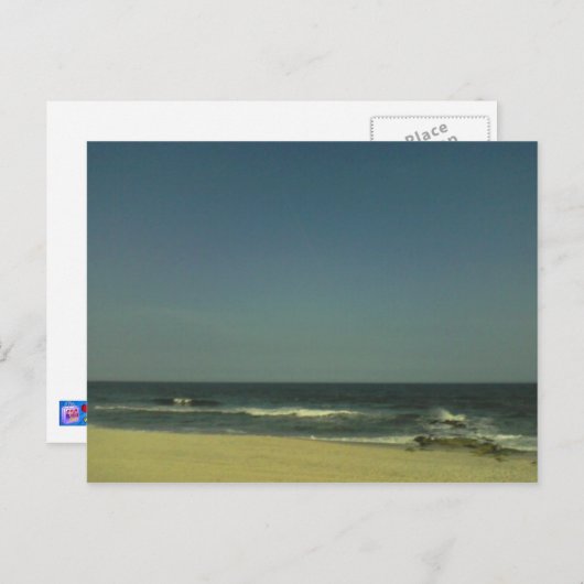 Carte postale de plage (Devant / Derrière)