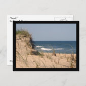 Carte postale de plage (Devant / Derrière)