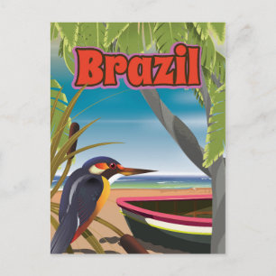 Carte postale de plage brésilienne