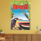 carte postale de plage brésilienne impression de v (Insitu(Salon))