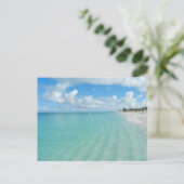 Carte postale de plage - Grace Bay Beach, Turks an (Debout devant)