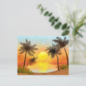Carte postale de plage tropicale (Debout devant)