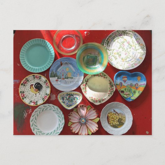 Carte postale de plats vintages (Devant)