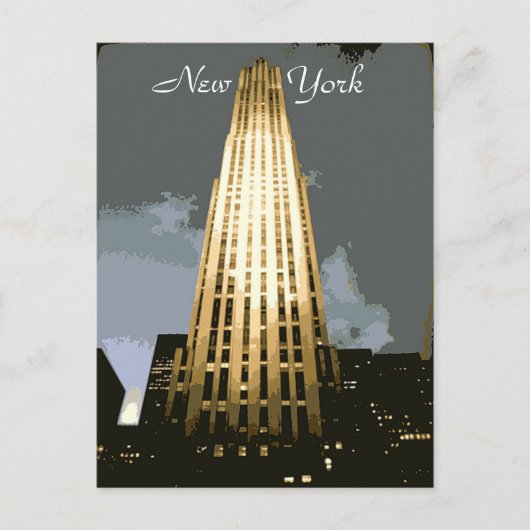 Carte postale de plaza de Rockefeller (Devant)