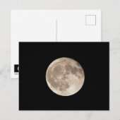 Carte postale de pleine lune (Devant / Derrière)