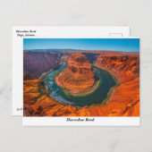 Carte postale de pliage en fer à cheval (Devant / Derrière)