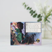 Carte postale de poème Halloween victorien 1 (Debout devant)