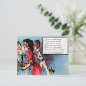 Carte postale de poème Halloween victorien 4 (Debout devant)