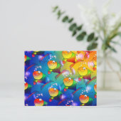 Carte postale de poisson coloré (Debout devant)