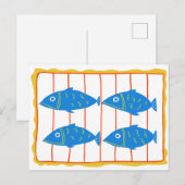 Carte postale de poisson en conserve (Devant / Derrière)