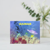 Carte postale de poisson hawaïen (Debout devant)