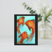 Carte postale de poisson oriental par Sacha Grosse (Debout devant)