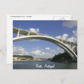 Carte postale de pont de Porto Arrábida (Devant / Derrière)