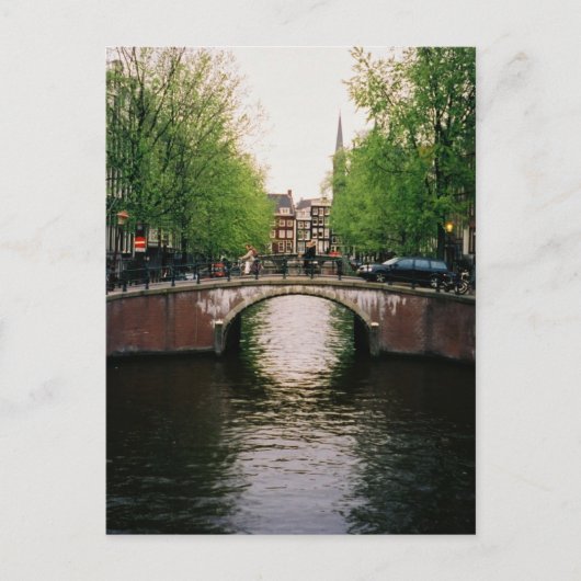 Carte postale de pont en canal (Devant)
