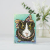 Carte postale de porc de Guinée (Debout devant)