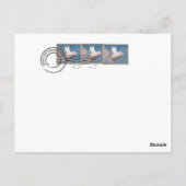 carte postale de porc volant (Dos)