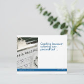 Carte postale de porte - bloc (Debout devant)