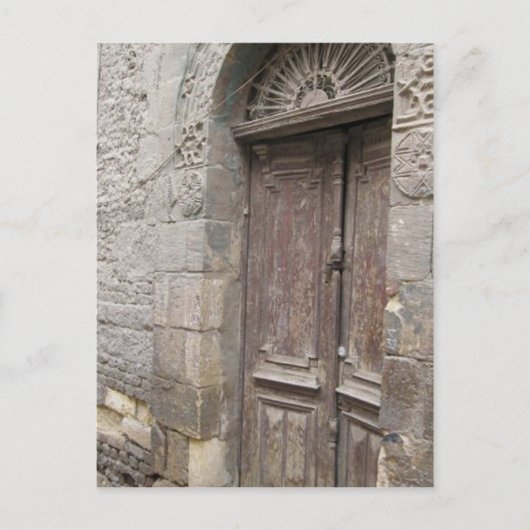 Carte postale de porte d'architecture du Caire (Devant)