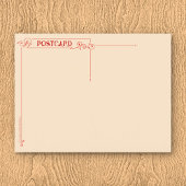 Carte postale de porte de chambre verrouillée